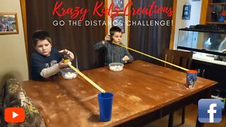 Going The Distance Challenge! | Krazy Kidz Creations