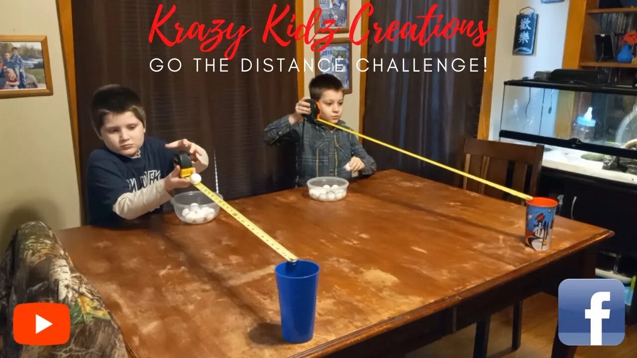Going The Distance Challenge! | Krazy Kidz Creations