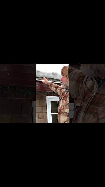 Preventing Rooftop Ice Dams #shorts