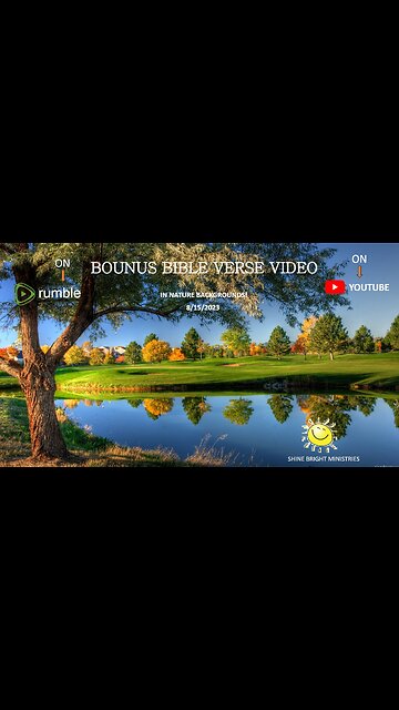 Bonus: Bible Verse Video