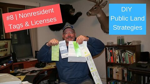 DIY Public Land Deer Hunting #8 | Tags and drawings for nonresidents