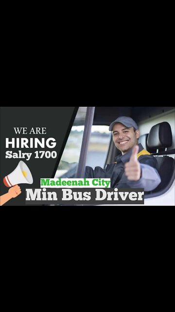 Bus Driver Job | Driver Job Saudi #fcenterprise #shorts #job