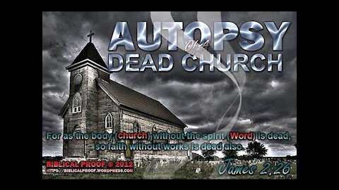 20161120 Mammonism: Autopsy Of A Dead Church