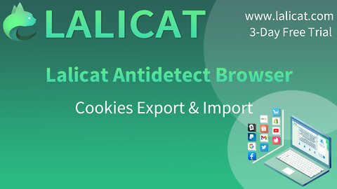 How to export and import cookies in a batch on Lalicat multilogin browser?