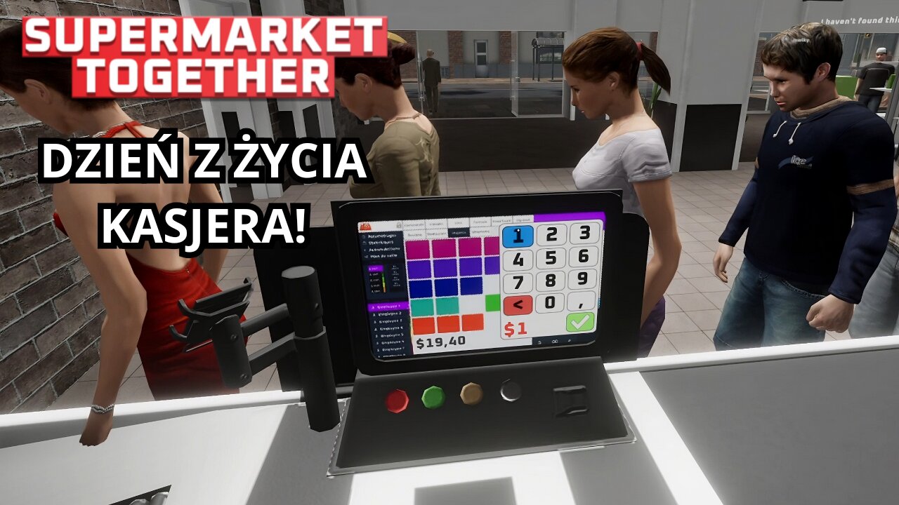 🏪 DZIEŃ Z ŻYCIA KASJERA! | #2 | SUPERMARKET TOGETHER (w/SOCHA337, Cejosek) 🏪