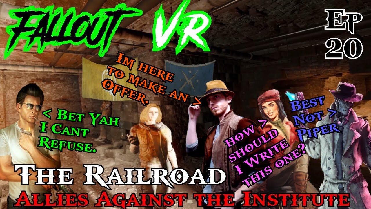 The Anti Institute Coalition. An Alliance With The Railroad. Fallout 4 VR