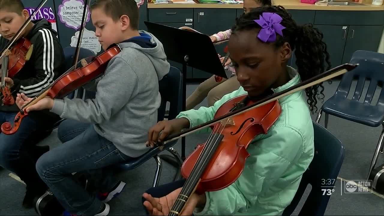 Old Instruments lead to new tunes and new hope for students in Hillsborough County