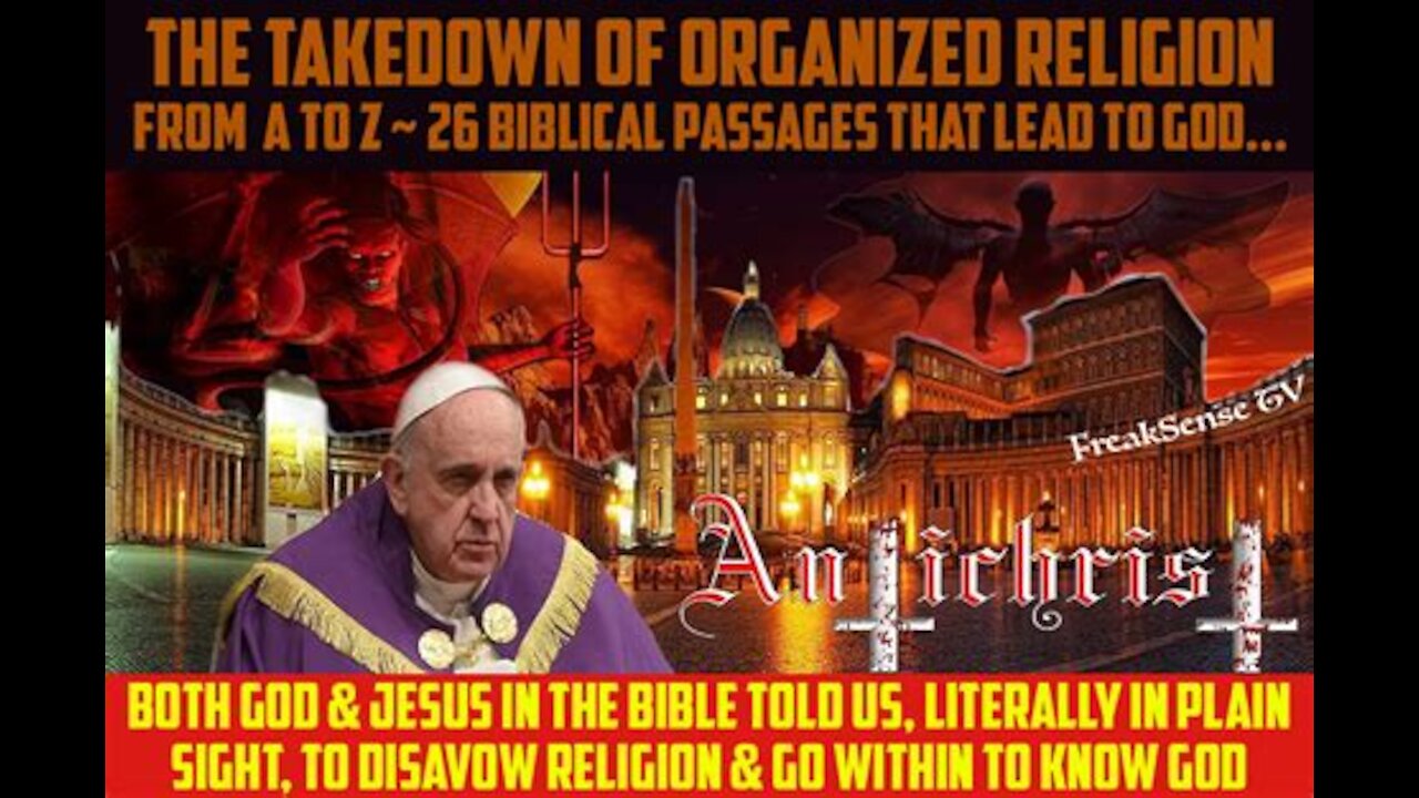 The Takedown of Organized Religion from A to Z