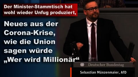 Der Minister-Stammtisch hat wohl wieder Unfug produziert, Sebastian Münzenmeier, AfD