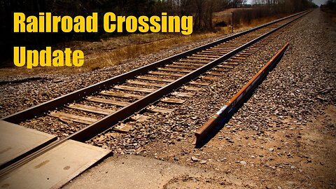 Railroad Crossing Work Update from Isanti, Minnesota (4-21-2024)