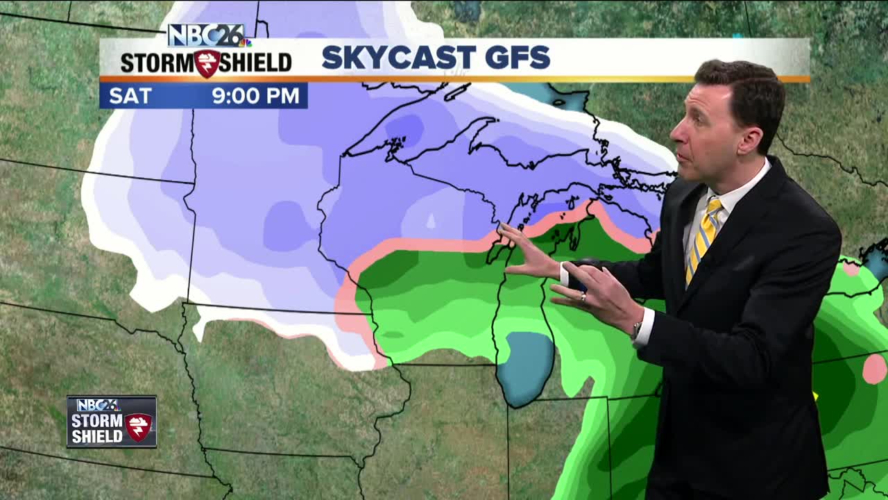 Michael Fish's NBC26 Storm Shield weather forecast