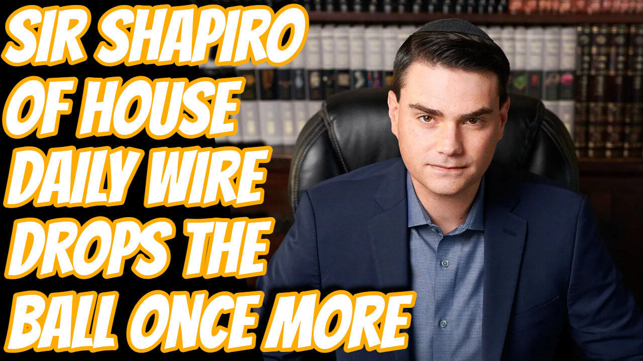 Ben Shapiro Gets It Wrong Once Again | The Man Against Identity Politics Has Become Consumed By It