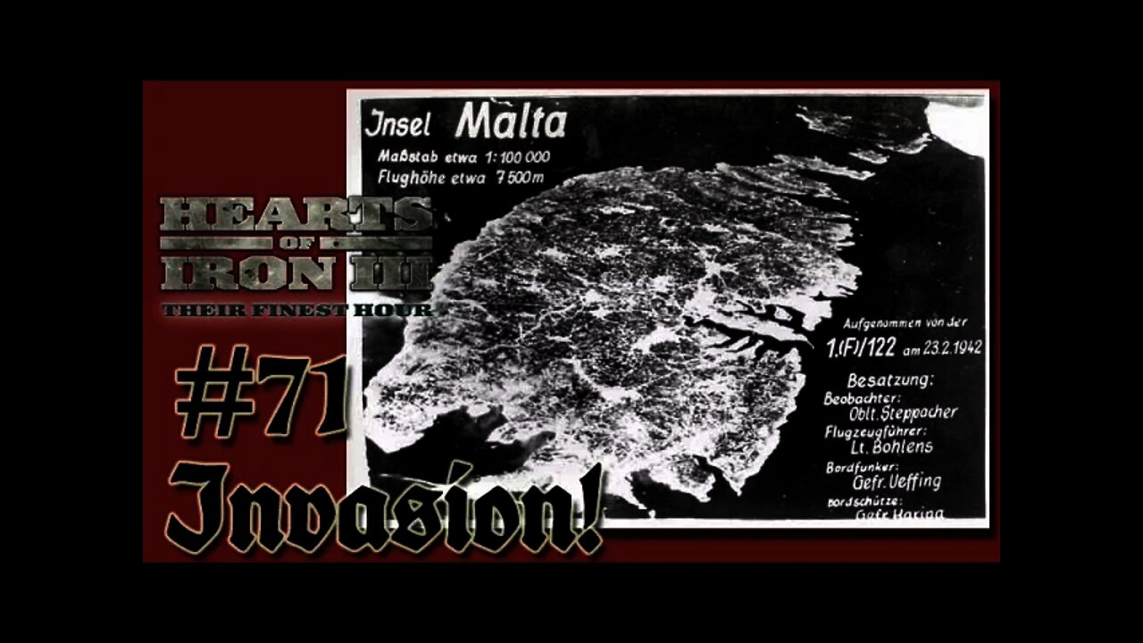 Hearts of Iron 3: Black ICE 9.1 - 71 (Germany) Invasion of Malta