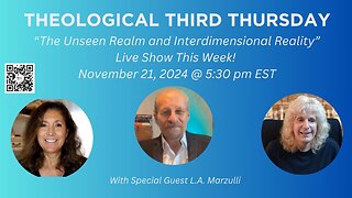 THEOLOGICAL THIRD THURSDAYS! with Pastor Caspar McCloud and Kathryn Camp, D.Min.