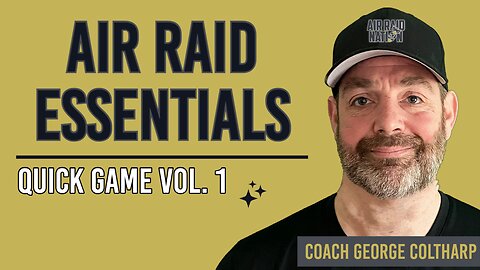 Air Raid Essential Plays: Quick Game Volume 1 (Slant)