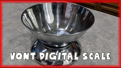 Vont Digital Kitchen Scale | REVIEW