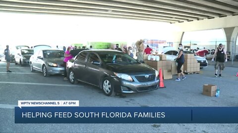 Hospitality Helping Hands continues to help supply South Florida families with food donations