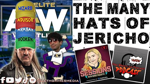 The Many Hats of Jericho in AEW | Clip from Pro Wrestling Podcast Podcast | #chrisjericho #aew