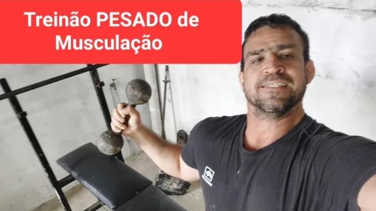 Treinão PESADO De Musculação [DOMINGOUUU]