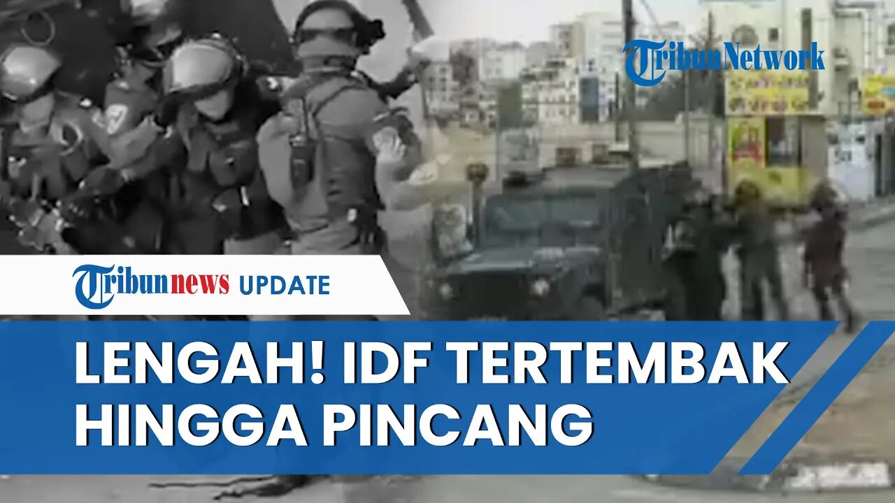 VIDEO Detik-detik Tentara Israel Tertembak di Tepi Barat saat Lengah, Kaki Pincang hingga Dibopong