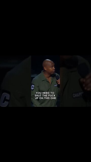 If you can kill this motherf*cker, I can at least abandon him #funny #abortion #davechappelle