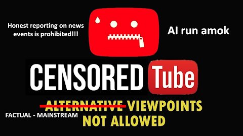 Censored falsely on YouTube, again... #bannedonyoutube