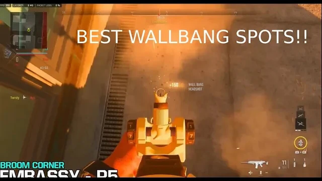 *BEST* WallBang Spots On Embassy! (MW2)