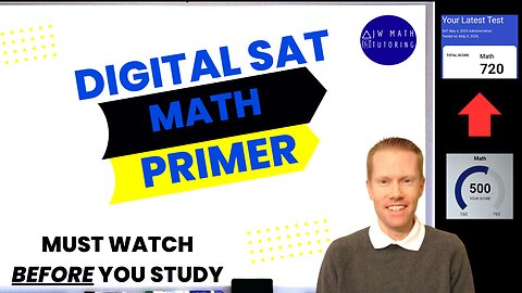 Everything You Need to Know About Digital SAT Math BEFORE You Start Studying-DSAT Math Primer