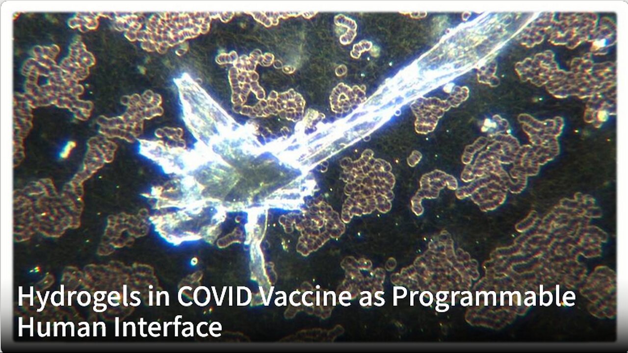 Hydrogels in COVID Vaccine as Programmable Human Interface