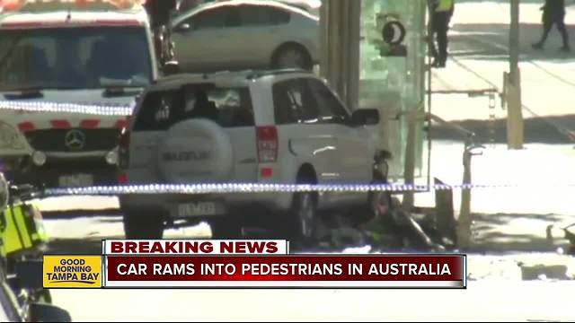 2 arrested after a car plows into shoppers in Melbourne, Australia, injuring more than a dozen