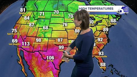 Beautiful Friday but summer sizzle returns soon