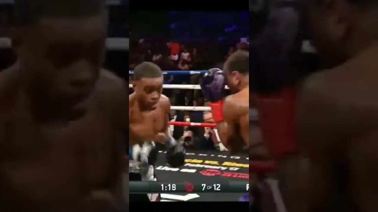 Errol Spence showing beautiful boxing ability.