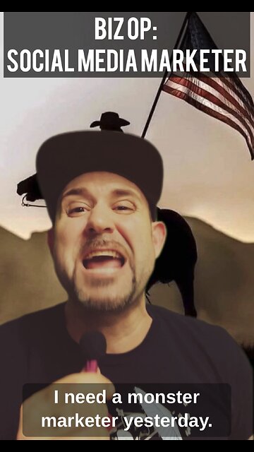 🚨 #BIZOP 🚨 I need an “America First” social media marketer!