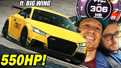 NO AUDISTEER! 550hp Audi TT RS QUICK FLIGHT // Nürburgring