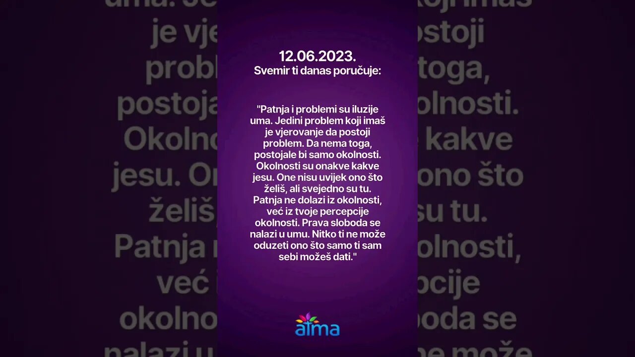 Poruka Svemira 12.06.2023. 💙