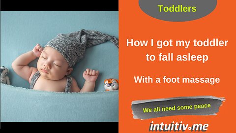 How I got my toddler to fall asleep