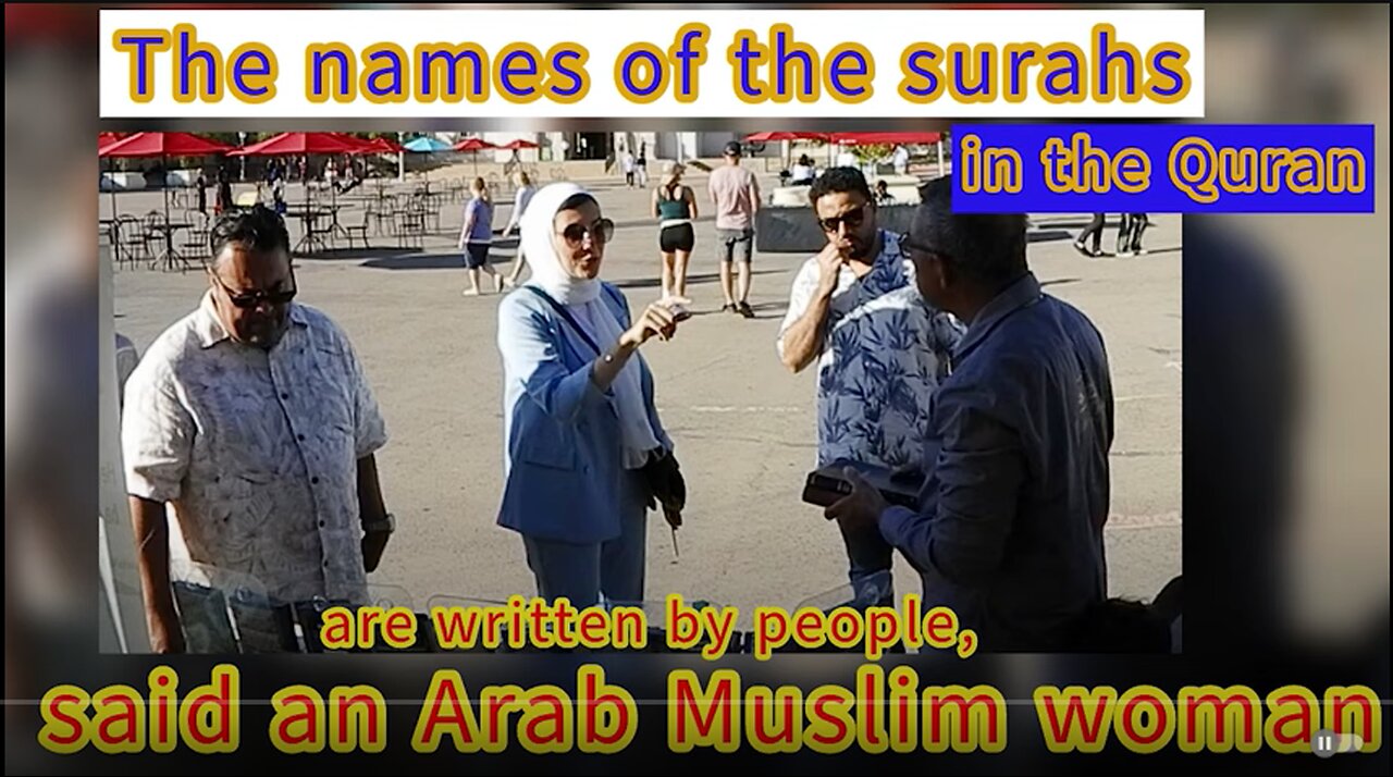 Arab Muslim Woman Uncovers the Mysterious Origins of Surah Names