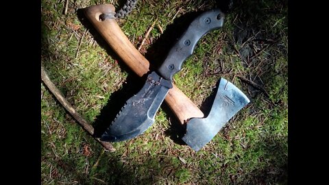 Axe vs Knife vs Tree