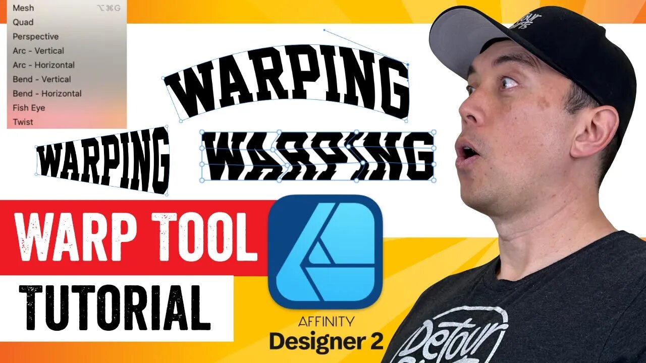 Easily Warp Text with Affinity Designer 2.0 for Print on Demand - Full Tutorial Step by Step