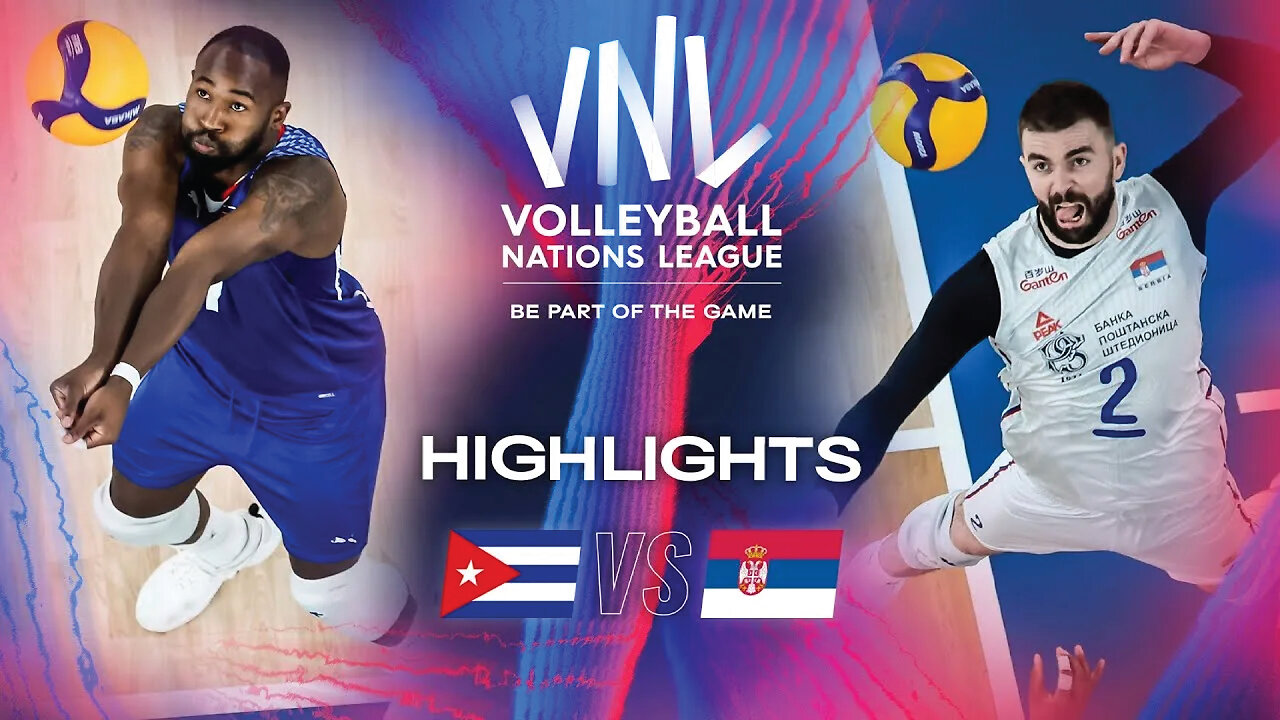 🔴 Highlights of Week 3 of Men's VNL 2024: CUB vs. SRB