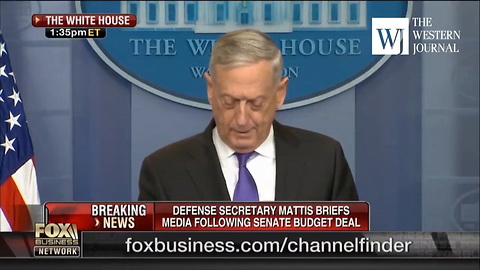 Secretary Mattis Responds After Senate Reaches Spending Deal Worth Nearly $400 Billion