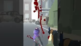 Zombie shooter! Keep shooting! I admit. It's satisfying. Not a retro game #shorts