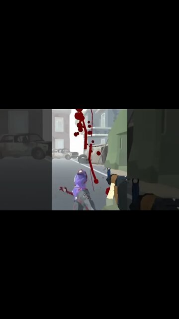 Zombie shooter! Keep shooting! I admit. It's satisfying. Not a retro game #shorts