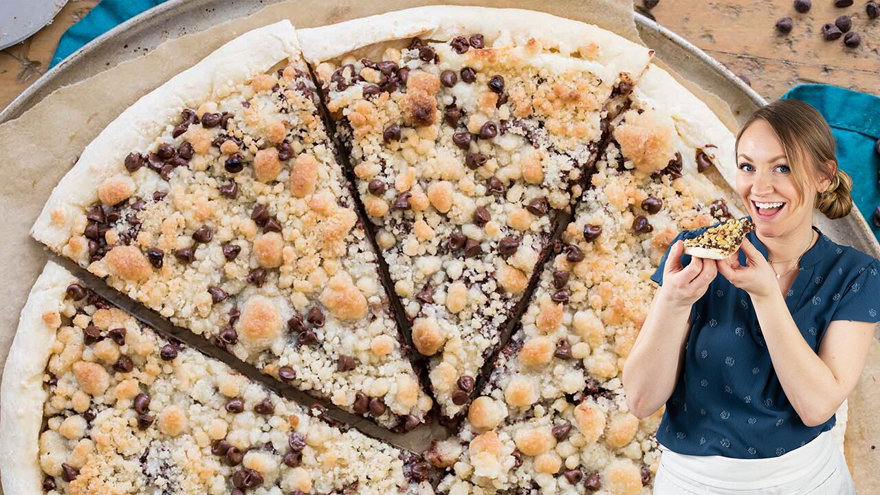 Chocolate Chip Dessert Pizza