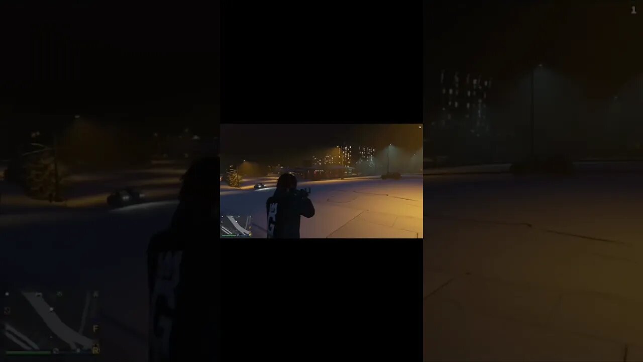 How did this not hit him?🧐 #gtaonline #shorts