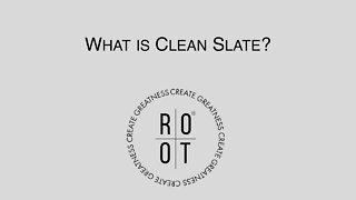 What Is Clean Slate?? The ROOT Brands Chief Scientific Formulator, "Dr. Christina Rahm" Explains