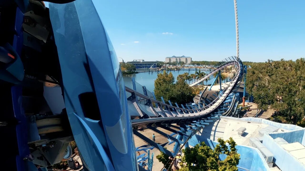 [POV] Mako Roller Coaster GoPro Max Mod Lens | SeaWorld Orlando