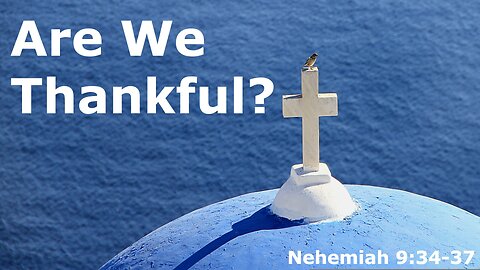 Are We Thankful?