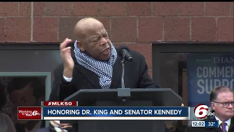 Why John Lewis hasn't returned to Indy park since Robert Kennedy's speech