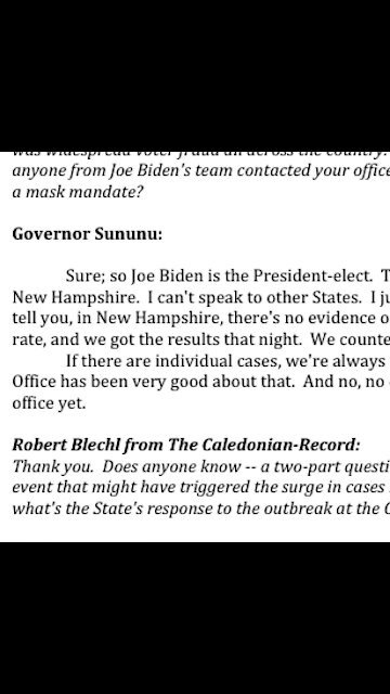 Governor Chris Sununu (R-NH) is a RINO!